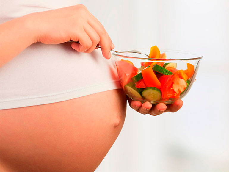 Durante el embarazo se producen problemas con las comidas