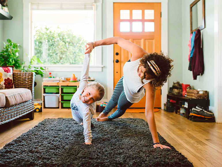 La actividad física en casa puede ser beneficiosa